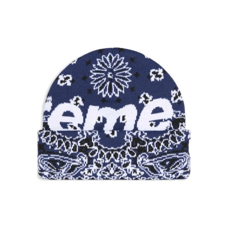 Supreme Bandana Big Logo Beanie-1