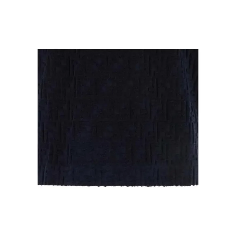 FENDI Ff Jacquard Short Sleeved Polo Shirt-3