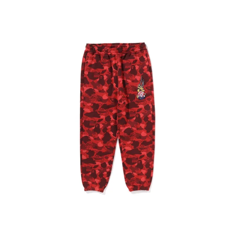 Bape X Clot Camo Logo Sweat Pants-2