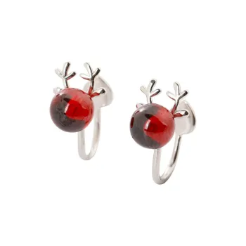 NOME 925 Sterling Silver Clip On Earrings Women's