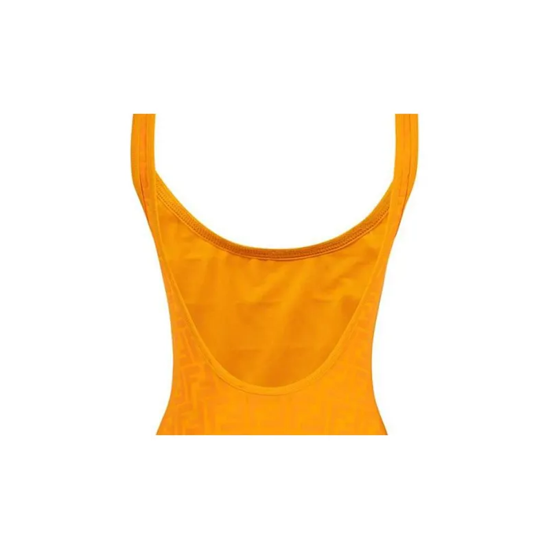 FENDI One-piece Swimsuit Women's Orange-4