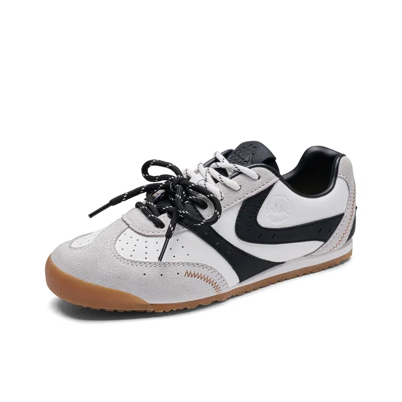 Kappa KG2.0·Little Lightning Back to Back Anti Slip Wear Resistant Low Top Skateboard Shoes Women's Black White-2