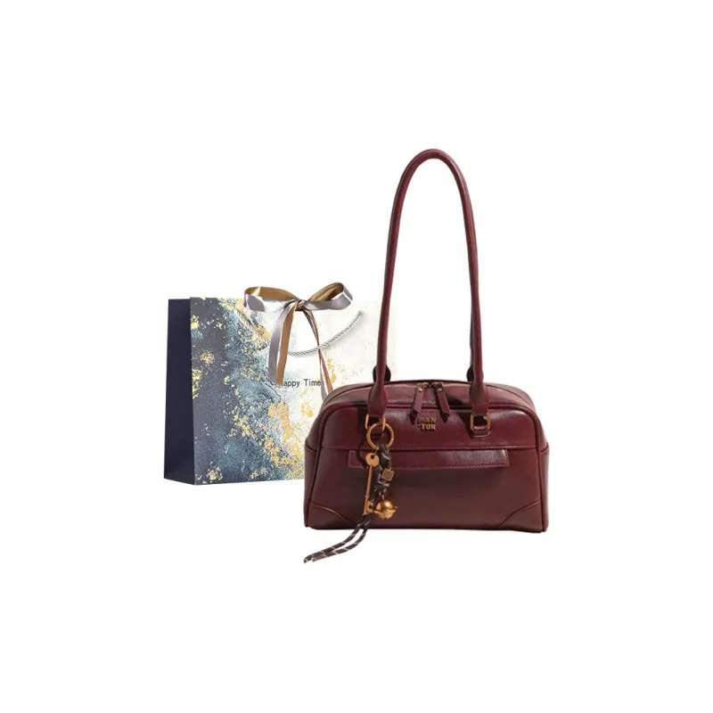 Iman's House PU Shoulder Bag Regular Women's Brown/Coffee/Burgundy/Black-9