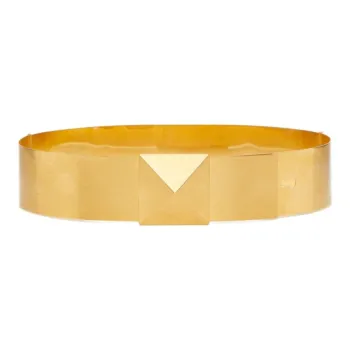 Valentino Brass Belt Women's Gold -