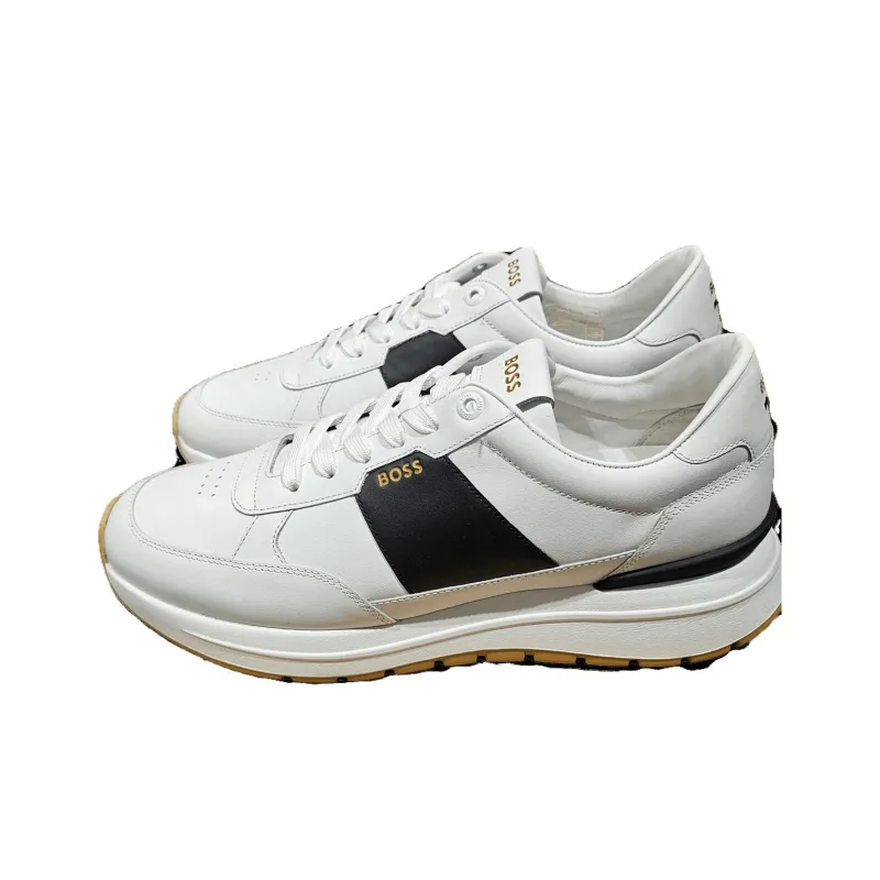 HUGO BOSS Low Top Casual Shoes Men's White-4