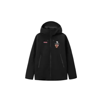 CAMEL All weather Water Resistant Windproof Warm Cold Resistant Windbreaker Jacket Unisex Black