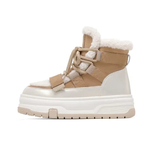 C°BANNER Cushioning Short Snow Boots Women's Yellow