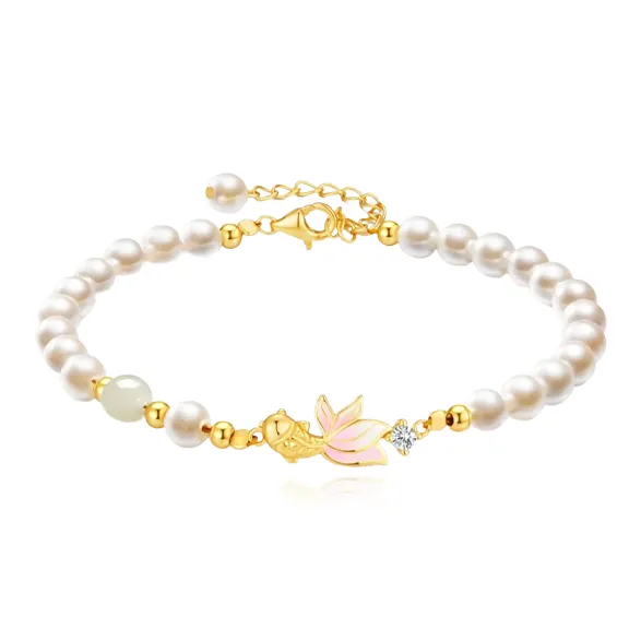 Chongqing Gold Store S925 Silver Bracelets Women's-0