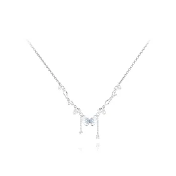 KUMET Zircon Necklaces Women's Couple's Birthday Anniversary Gift