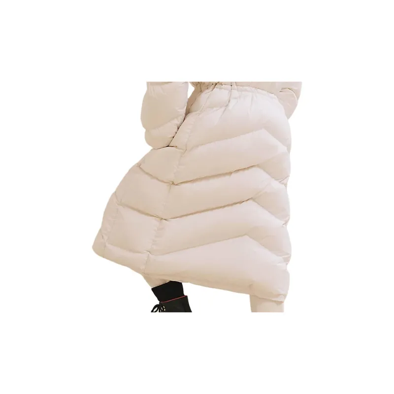 HERMES Down Jacket Women's Pearl White-4