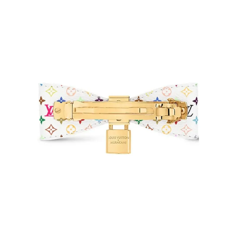 LOUIS VUITTON X Takashi Murakami Monogram Multicolor Bow Barette-2