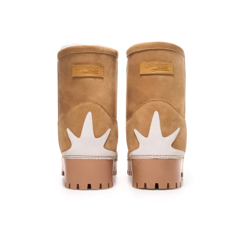 Starwalk Soldier Crew Snow Boots Unisex Light Brown-3