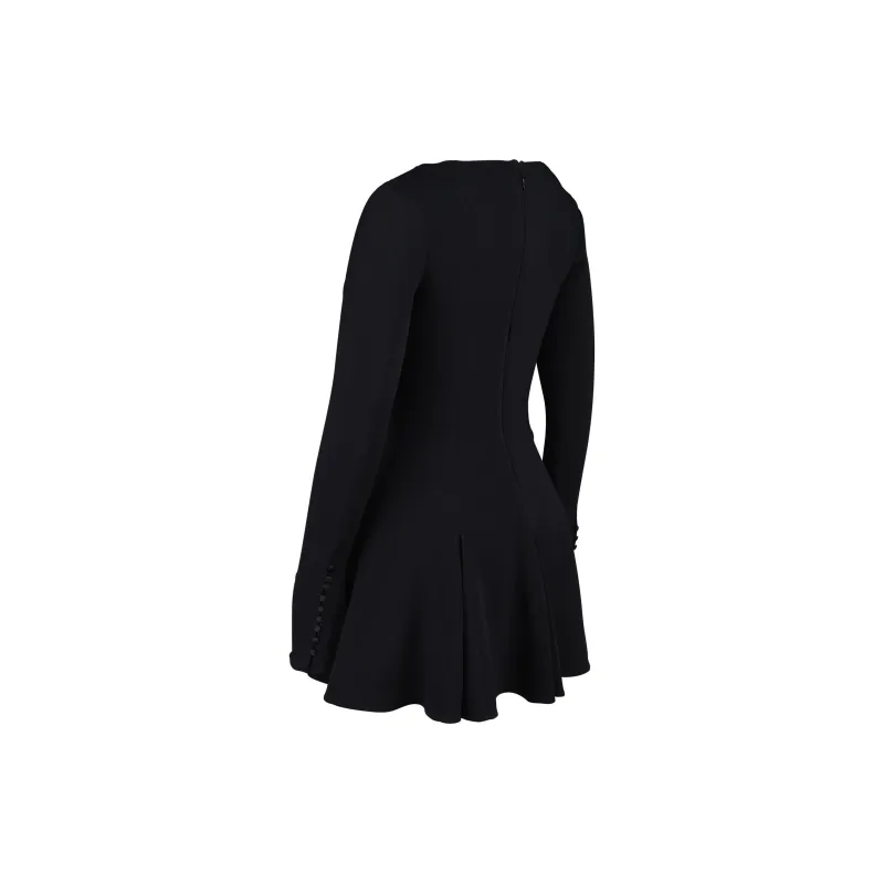 HOUSE OF CB Francesca Long Sleeved Dress Women's BLACK/Black-2