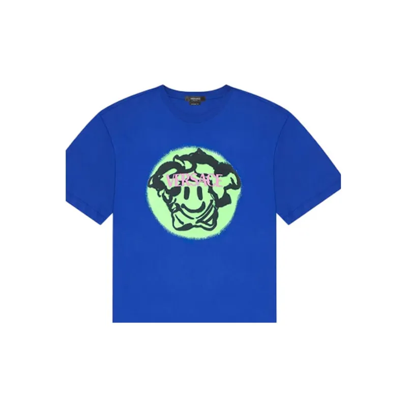 VERSACE Medusa Smiley T Shirt-4