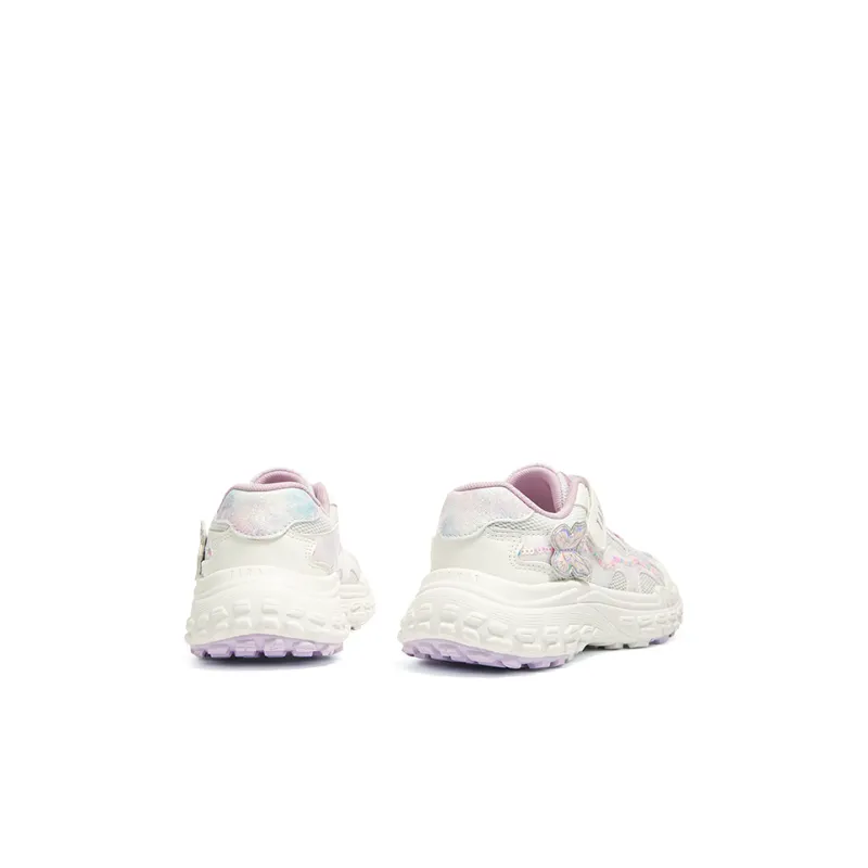 TARANIS Slip Resistant, Abrasion Resistant, Breathable Low Top Kids' Running Shoes Star White/Dream Purple Kids'-1