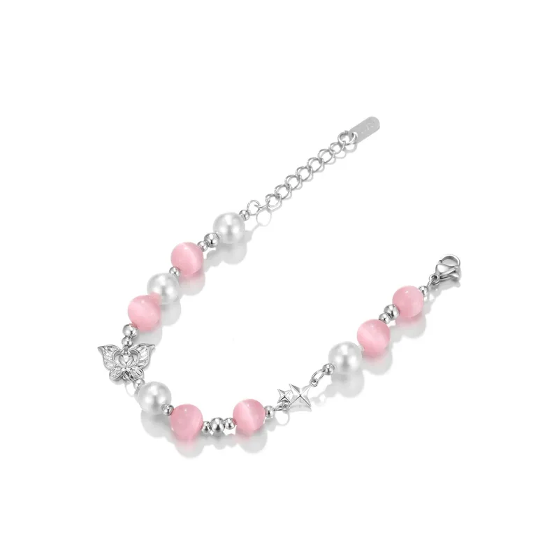 Clect Glass Cat Eye Bracelets Women's-2