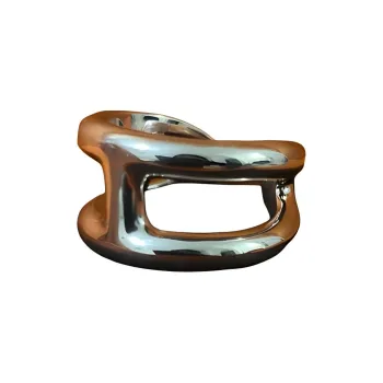 HERMES 925 Sterling Silver Rings Men's Silver