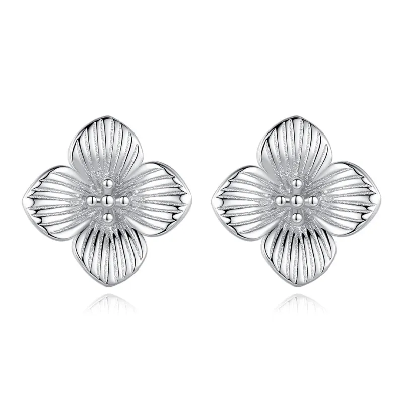 Suddenly Lucky 925 Sterling Silver Stud Earrings Women's-0