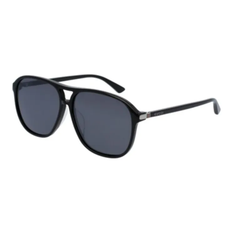 GUCCI Aviator Sunglasses Unisex Black-0