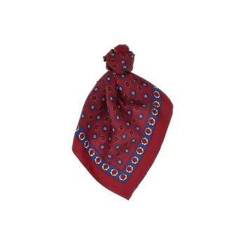 Valentino Silk Silk Scarves Men's Red