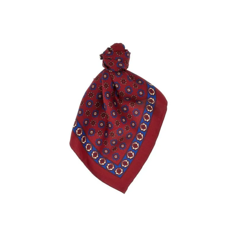 Valentino Silk Silk Scarves Men's Red-0