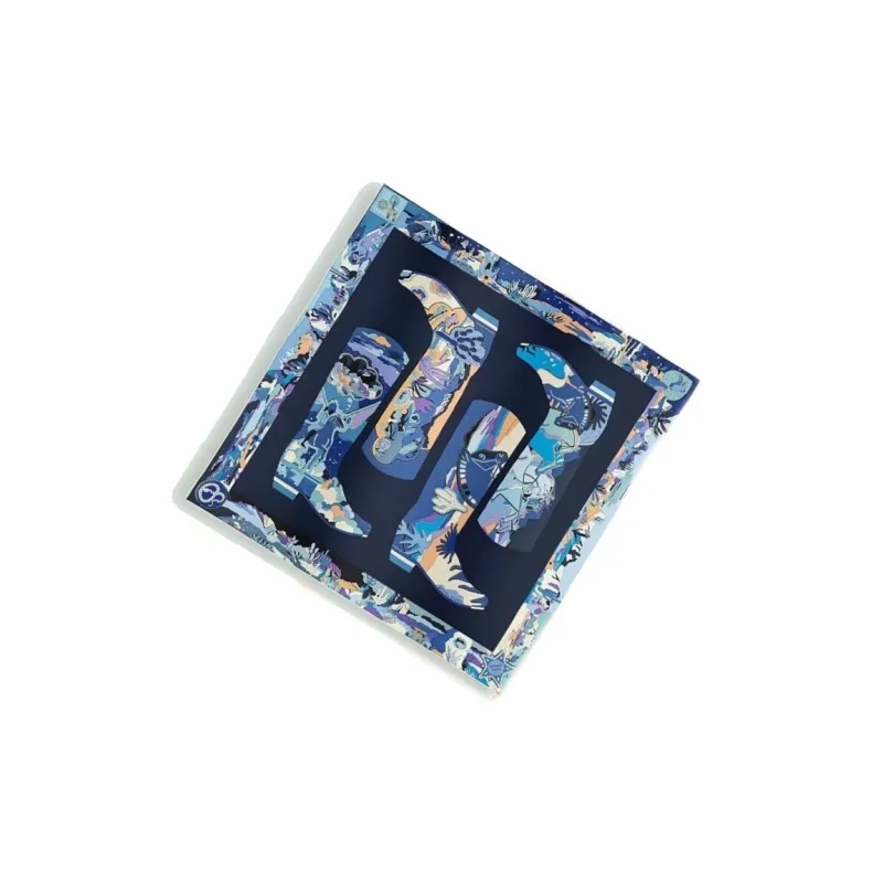 HERMES Silk Scarves Women's Blue-1