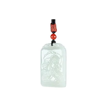 Shujie Hetian Jade White Jade Unisex