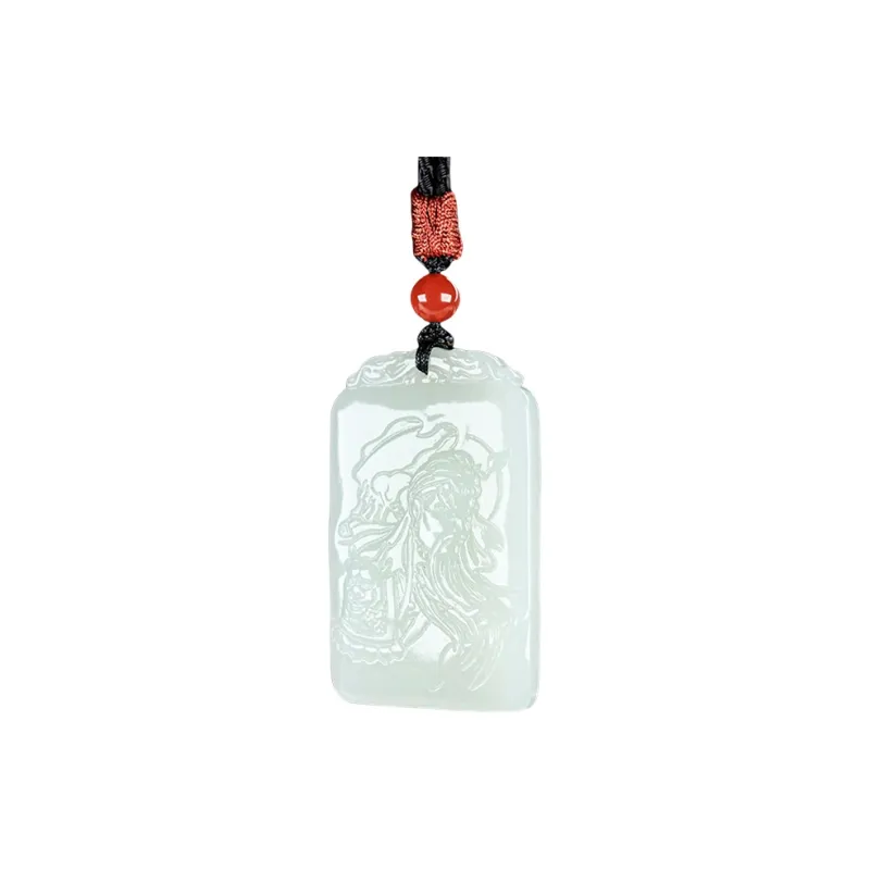 Shujie Hetian Jade White Jade Unisex-0