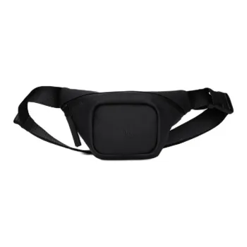 Rains PU Fanny Pack Unisex Black
