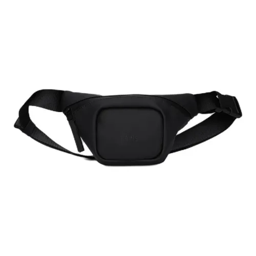 Rains PU Fanny Pack Unisex Black