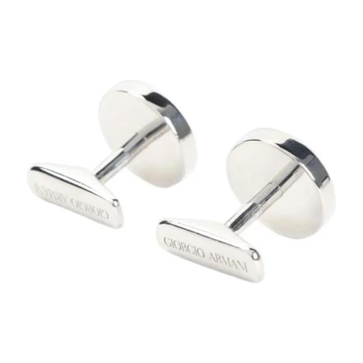 GIORGIO ARMANI Logo Engraved Earrings-1