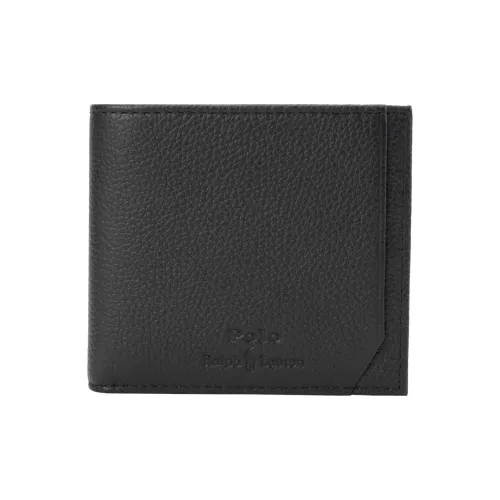 Polo Ralph Lauren Leather Wallet Men's Black