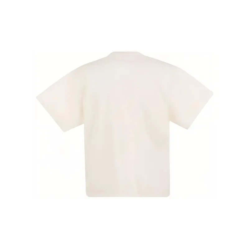 Moncler T Shirts Men Ecru-1