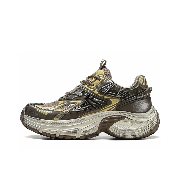 Ruomini Breathable Height Increasing Low-Top Chunky Sneakers Men's-7