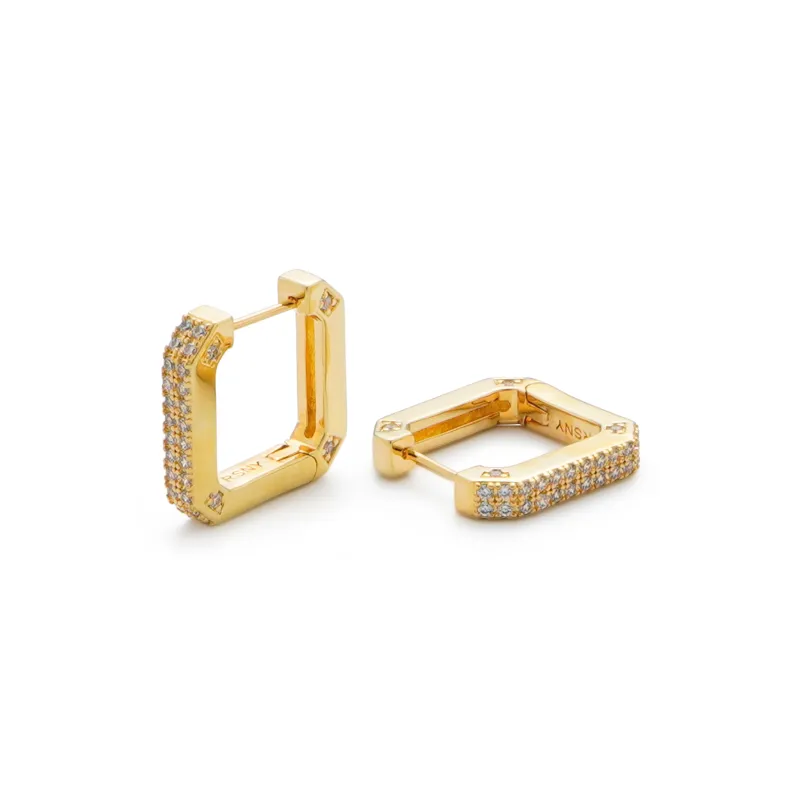 RSNY Gold Plated Copper Earrings Women's-0