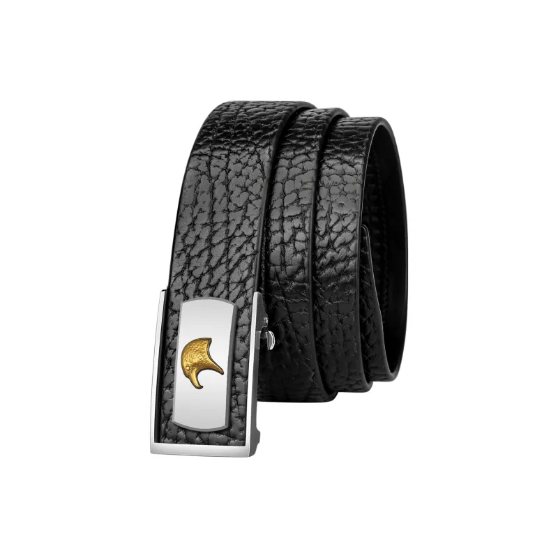 Jaylen Oos Wild Cow Leather Textured Top Grain Cow Leather Leather Belts Men's Width  3.5cm-6