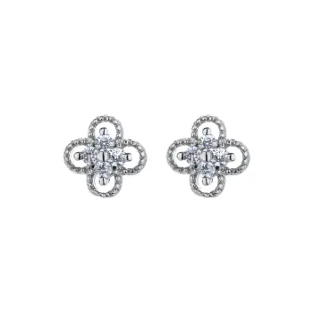 QIANFANGDAHUANGYE Zircon Stud Earrings Women's
