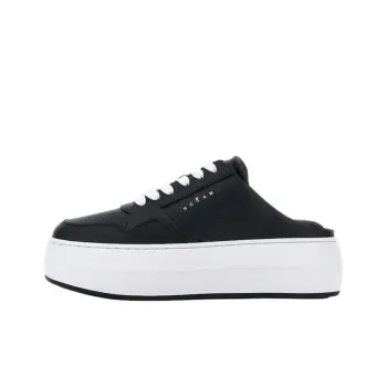 HOGAN Skyscraper Closed Toe Slippers 6.5cm Women's Black