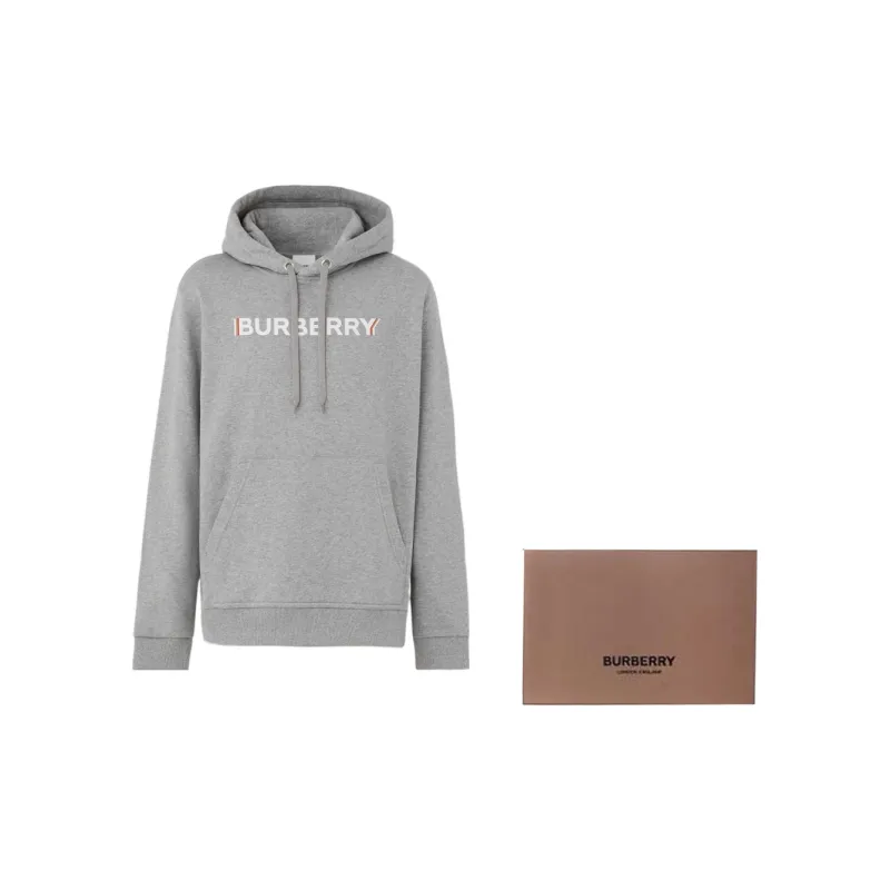 Burberry Logo Print Cotton Hoodie-2