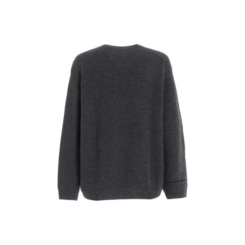 Yohji Yamamoto Y's For Men FW24 Knitwear Men's Charcoal-1