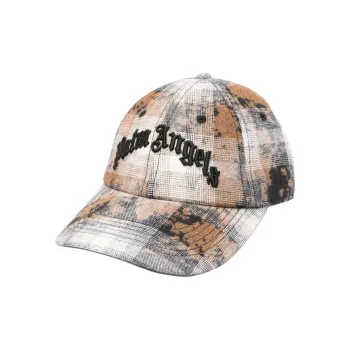 PALM ANGELS Logo Embroidered Baseball Cap