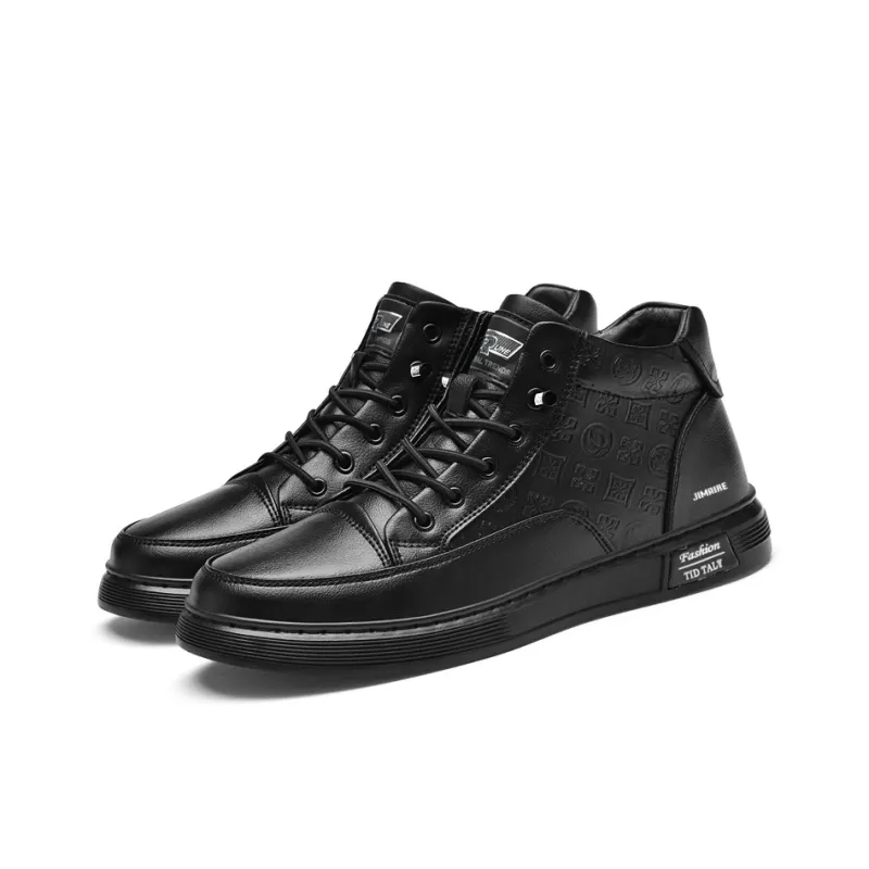 King Jinmai Slip-Resistant Water-Resistant Mid-Top Skateboard Shoes Men's-1