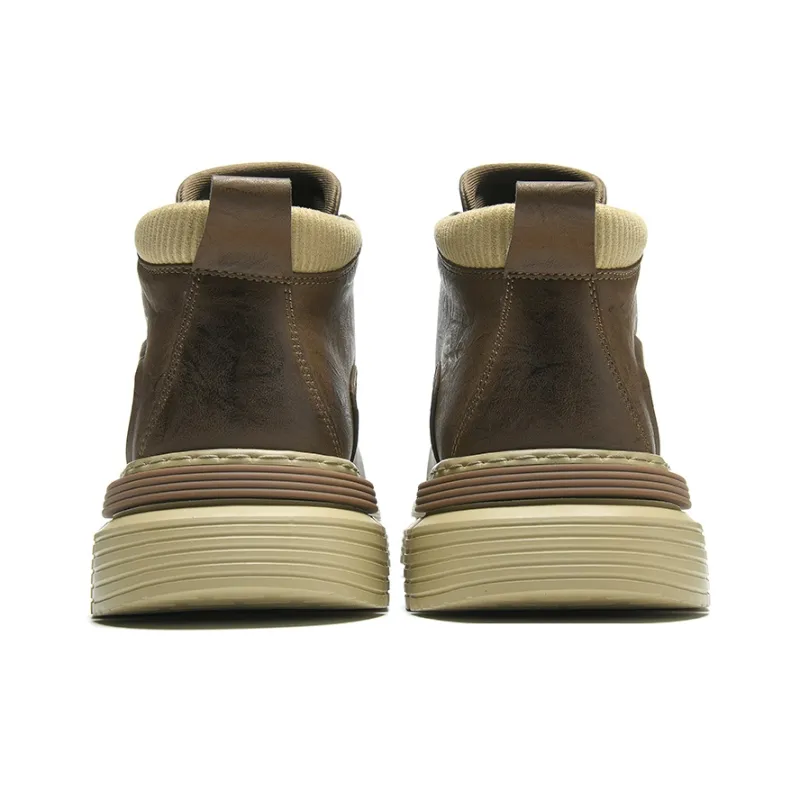 HLA Work Boots Men Mid Top-8