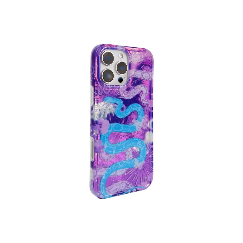 Wei Xin Acrylic Material Snake Year Charm Stand Phone Cases Compatible With IPhone 16/15 Pro Max/Apple 13/14 Pro/Max-37