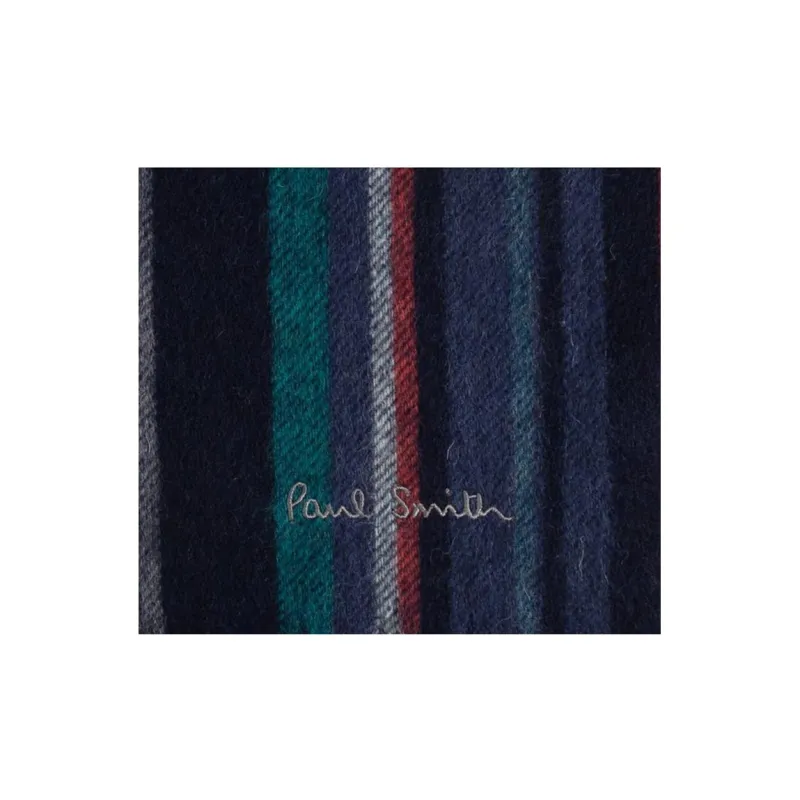 Paul Smith Wool Scarf With Fringes-2