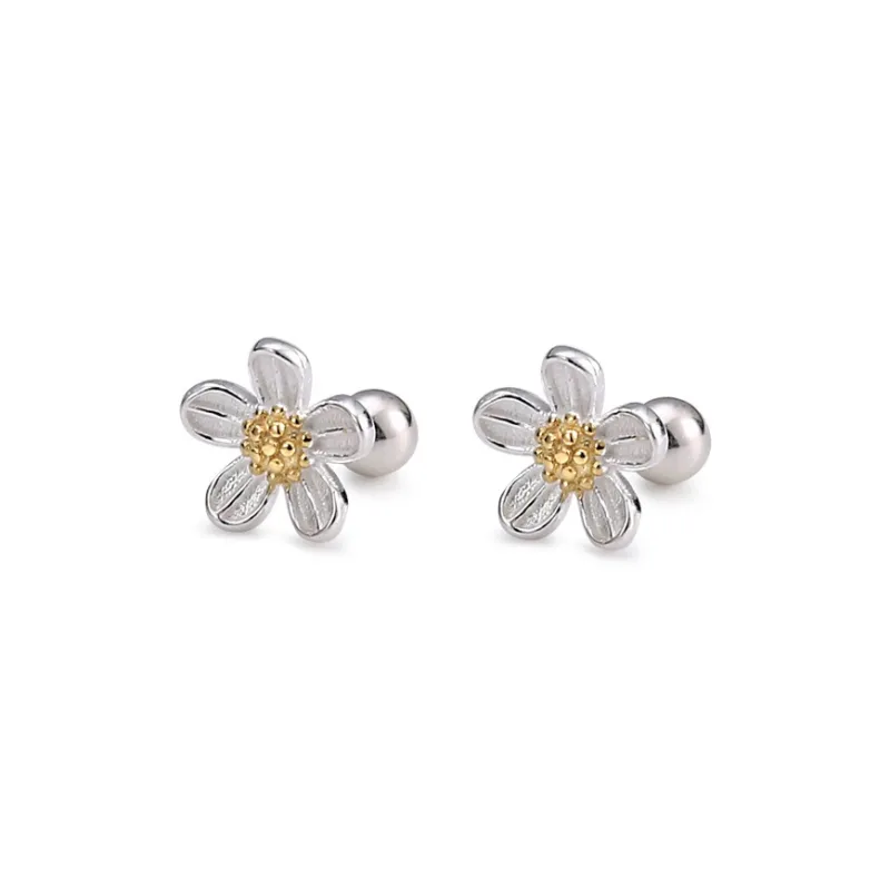 PAYMERY S999 Fine Silver Stud Earrings Women's-0