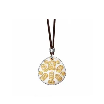 QIDUYINSHI S999 Fine Silver Sterling Silver Necklaces Unisex