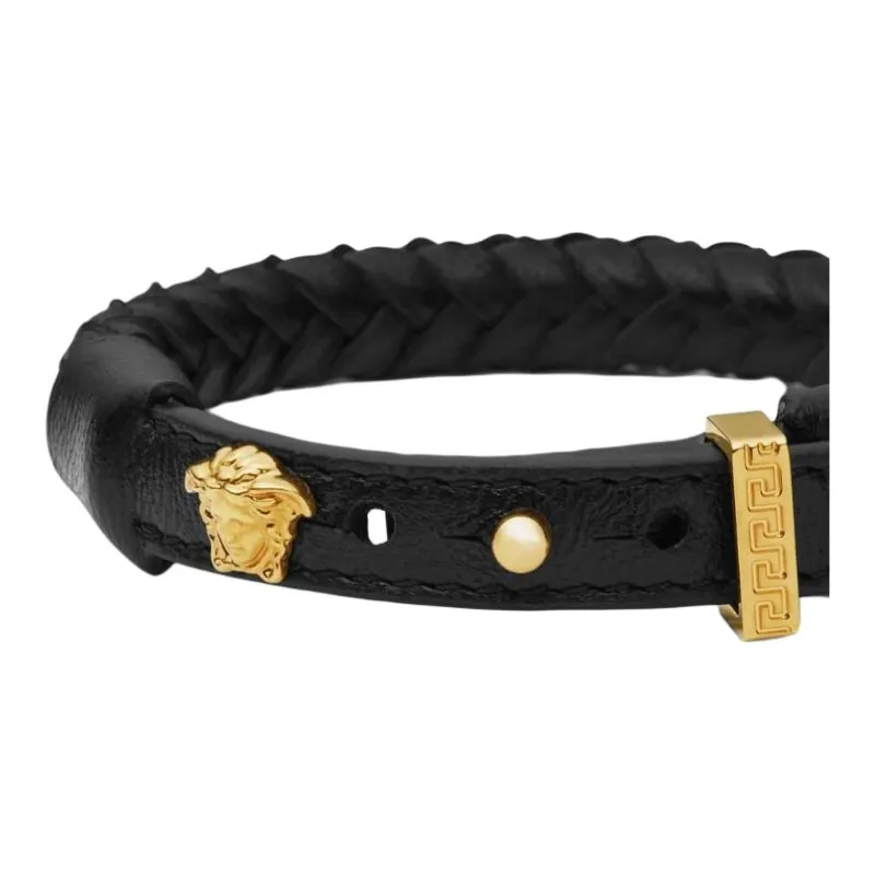 VERSACE Chinese New Year Braided Leather Bracelet-1