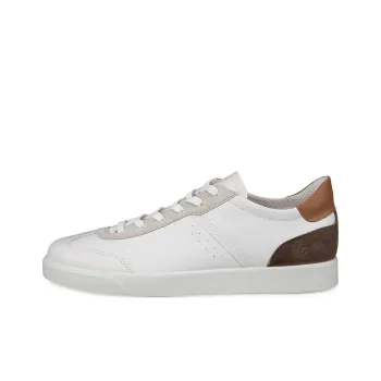 Ecco STREET LITE Abrasion Resistant Low Top Skateboard Shoes Men's White