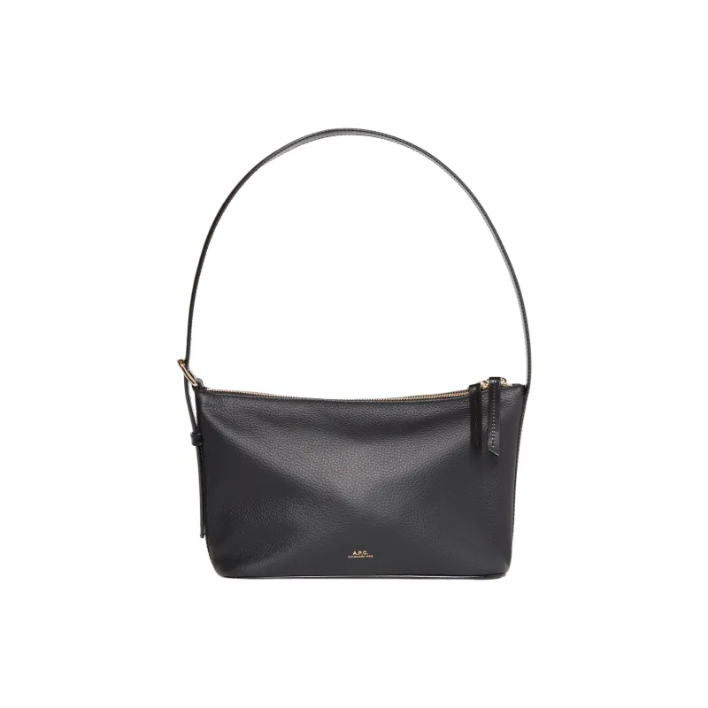 A.P.C Leather Shoulder Bag Women's Black-0